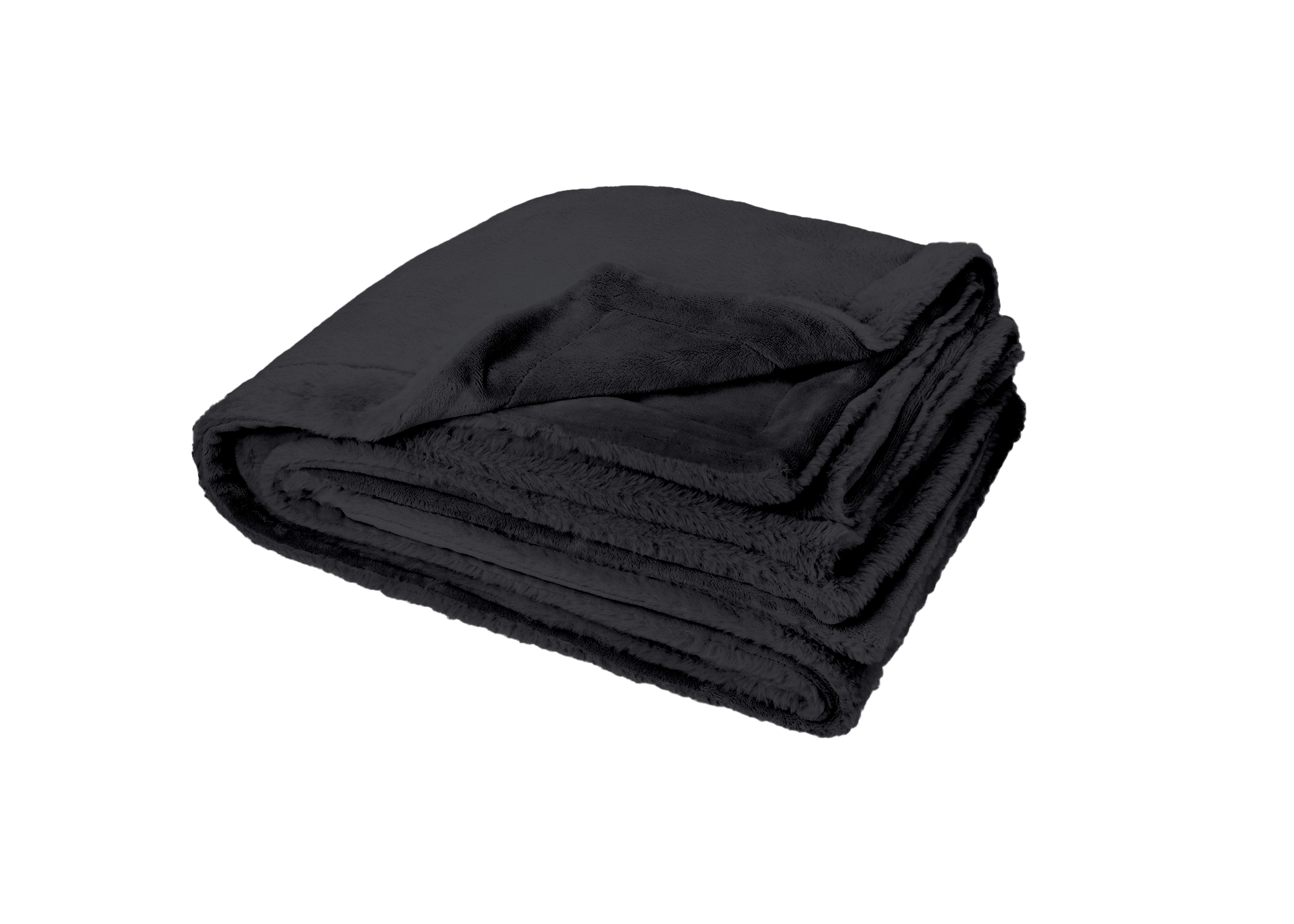 MÄKKÁ DEKA MATCHA - čierna, Modern, textil (130/180cm)