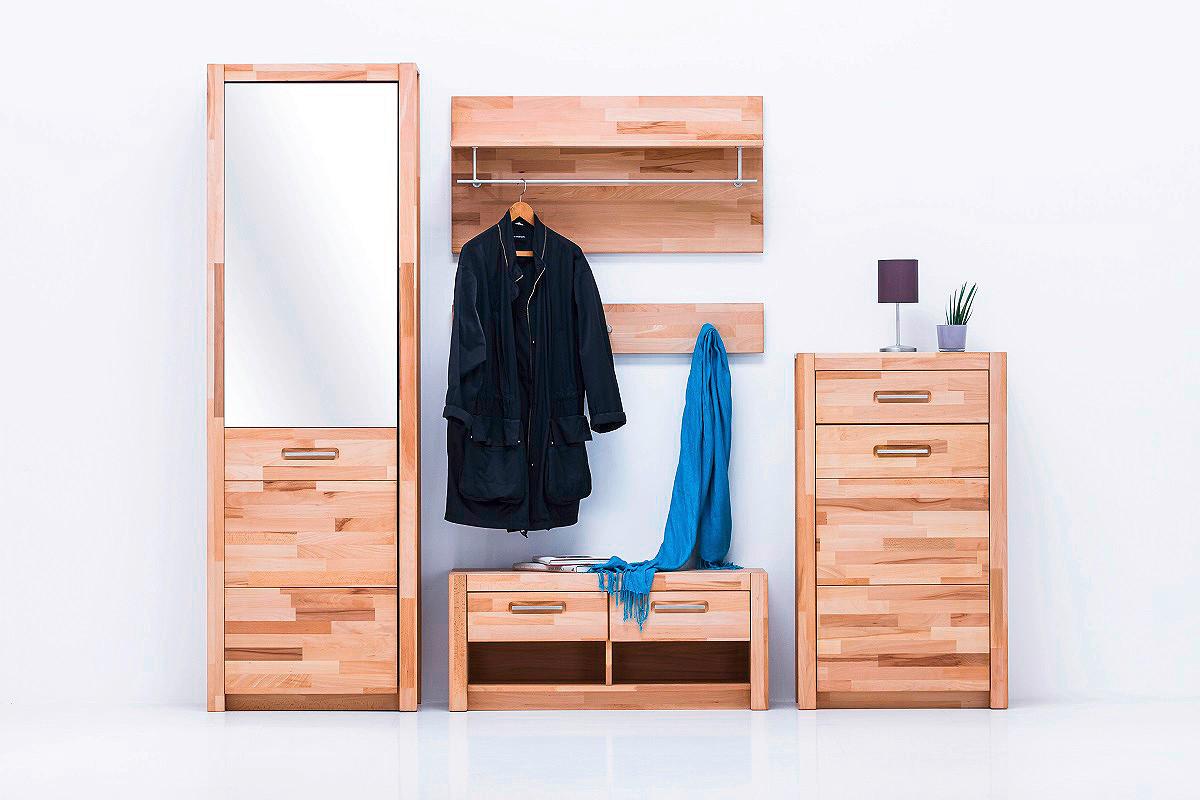 Garderobenpaneel Buchefarben, B: 100 Cm - Buchefarben, KONVENTIONELL, Holz (100/105/27cm) - MID.YOU