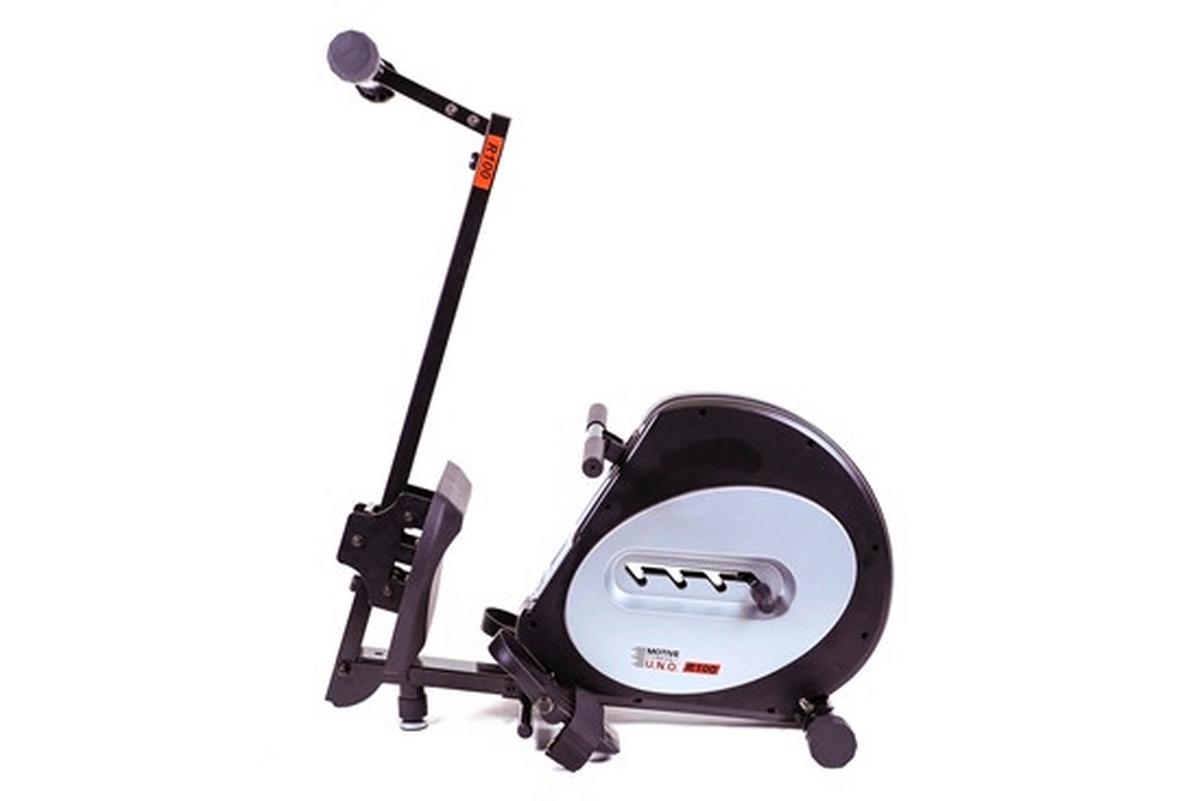 Rudergerät Motive Fitness Mit Lcd-Anzeige - Schwarz, Basics, Metall (173/36/53cm)