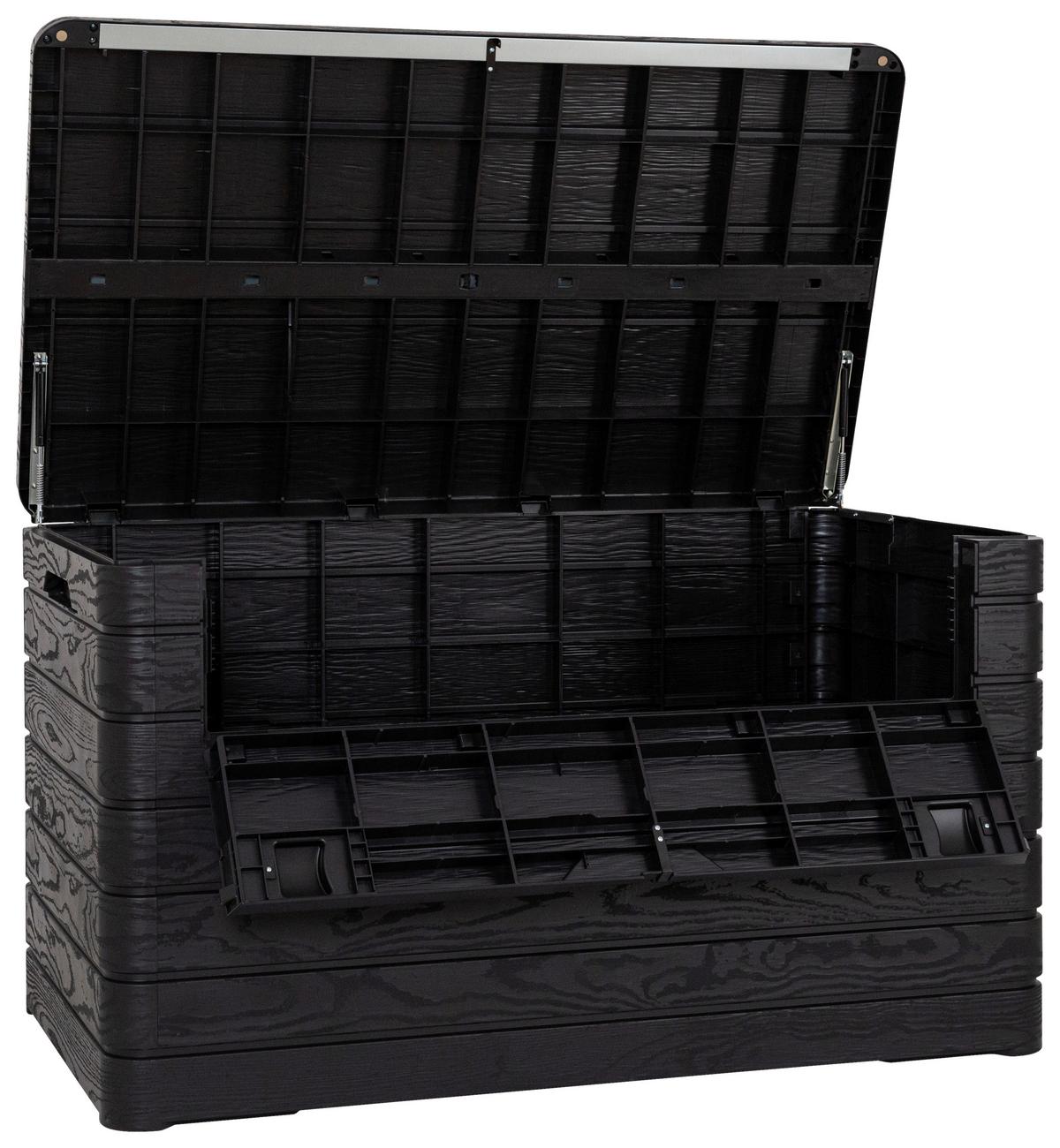 BOX NA VANKÚŠE DOLOMITI - antracitová, Basics, plast (146/85/82cm) - Mömax