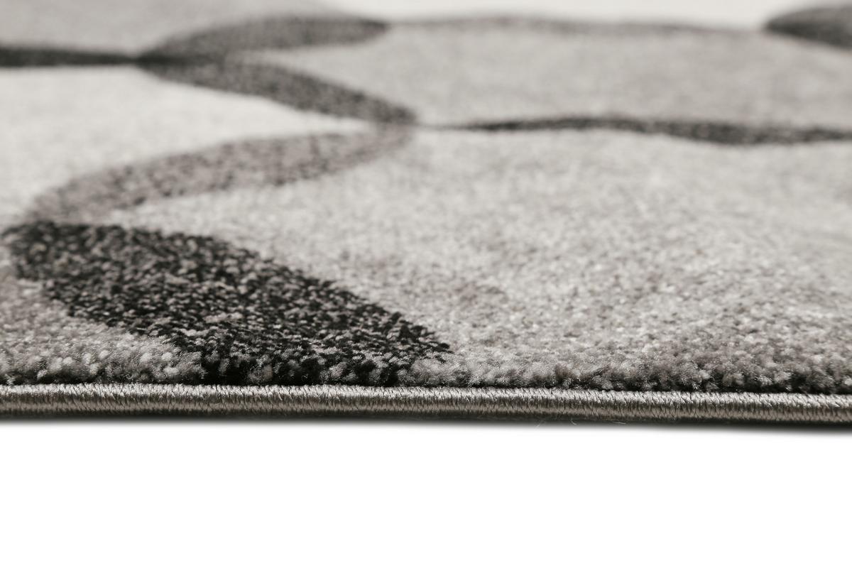 Webteppich Silber/grau Graphik Modernina 133x200 Cm - Dunkelgrau/Beige, Design, Textil (133/200cm) - Esprit