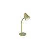 LED-Tischleuchte Pongo Braun Grün B: 13 cm - Braun/Grün, Basics, Kunststoff/Metall (36/13/23cm)