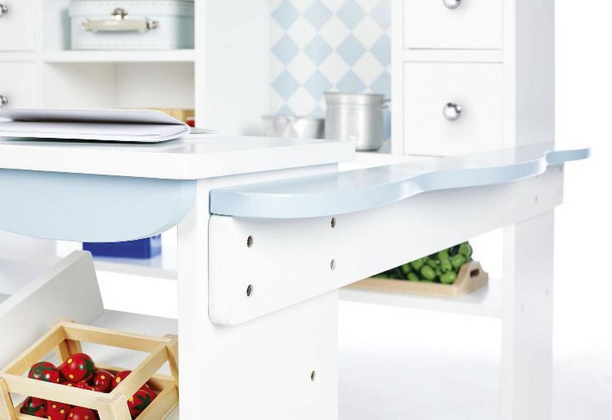 Kaufladen Alma - Weiß/Hellblau, Basics, Holzwerkstoff (100/119/92cm) - Pinolino