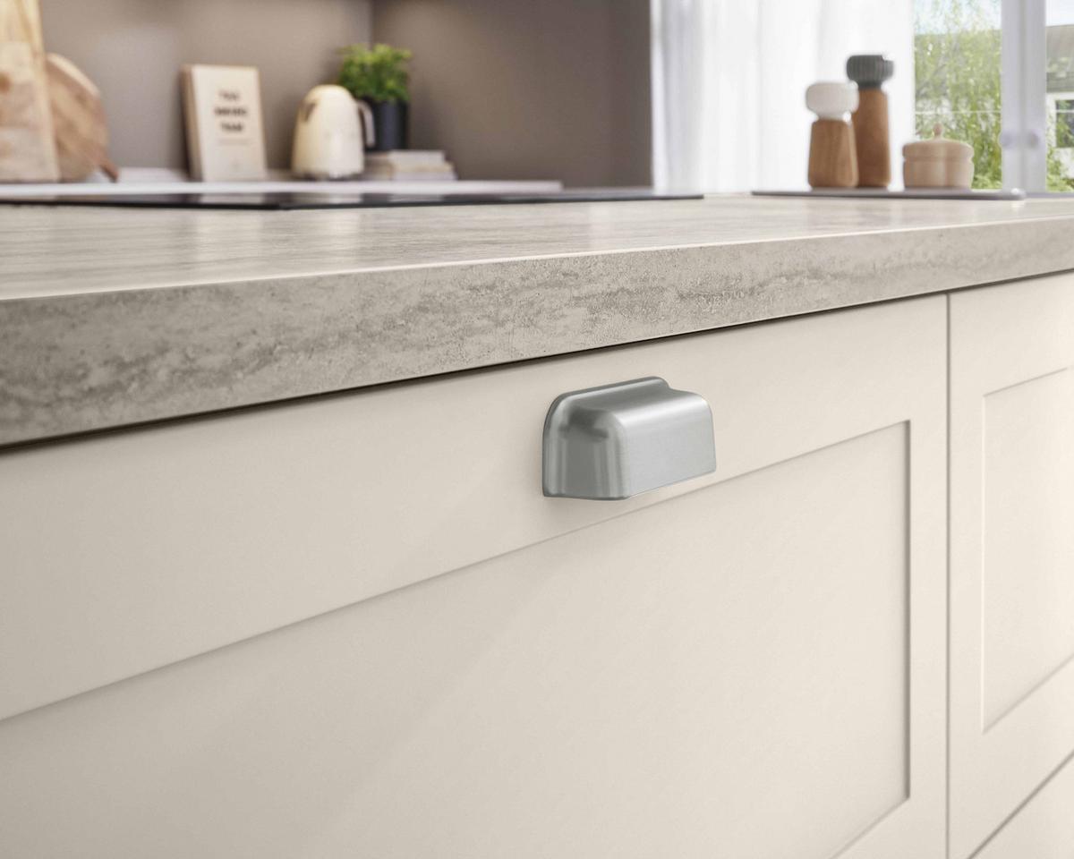 Einbauküche Neapel Frei Planbar Landhausstil - Sandfarben, MODERN, Holzwerkstoff - Vertico