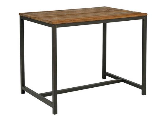 Bartisch Vintage B: 90 cm Braun - Dunkelgrau/Braun, Trend, Holz/Metall (130/90/109cm) - Landscape Bartisch Vintage B: 90 cm Braun - Dunkelgrau/Braun, Trend, Holz/Metall (130/90/109cm) - Landscape