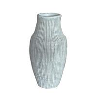 Váza V: 43,5cm - biela/zlatá, Modern, keramika (21/43,5cm) - Mömax