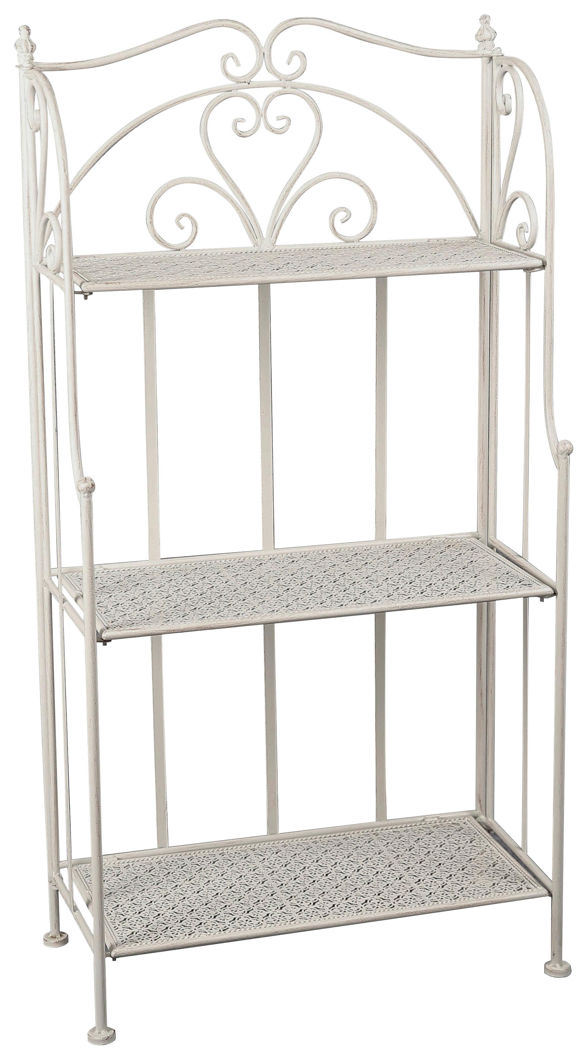 Regal Eisen Nadim 1 B 59cm, Weiß