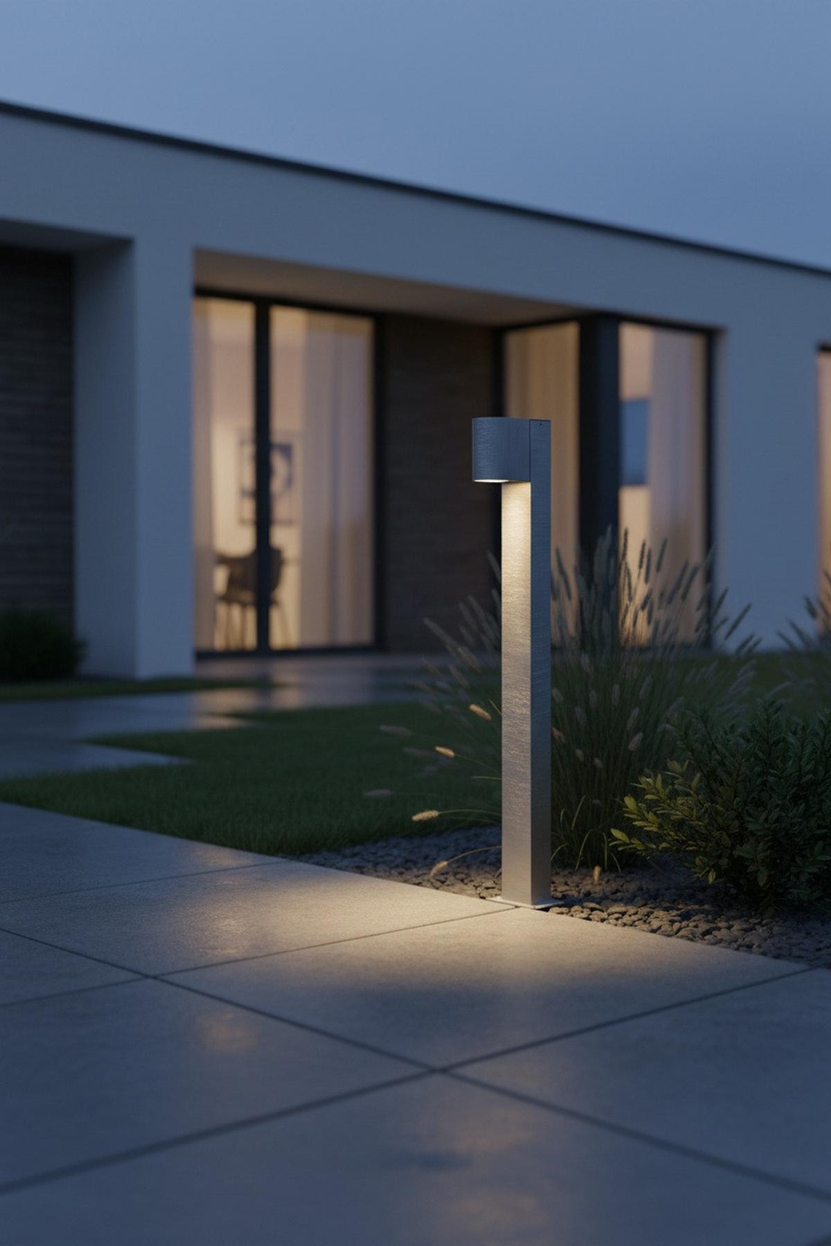 SOCKELLEUCHTE SwitchDim - Silberfarben, Basics, Kunststoff/Metall (12/75/11,5cm) - Markslöjd