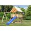 Spielturm Toni Set L - Blau/Naturfarben, Holz (200/345/200cm) - Karibu