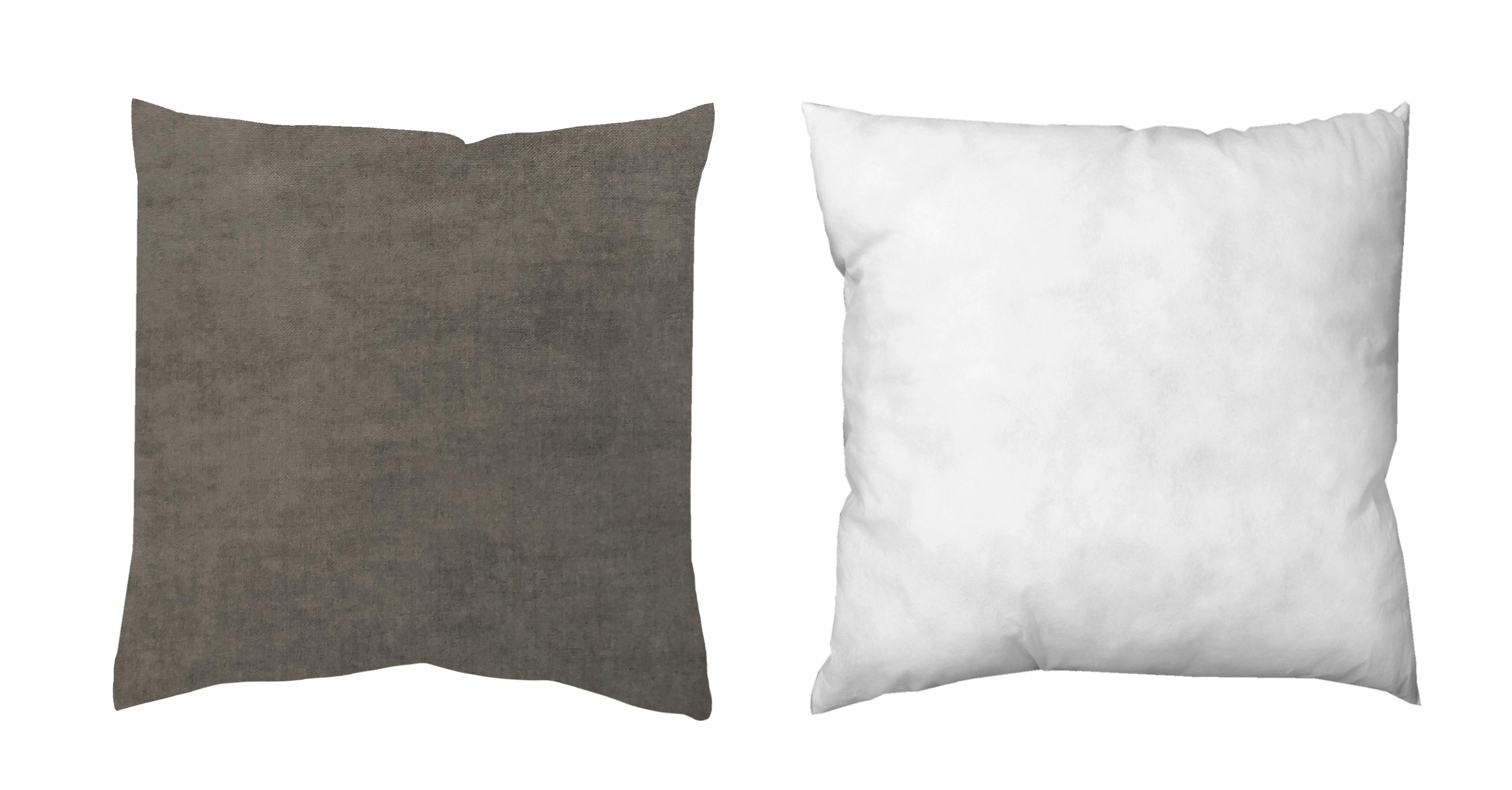 ZIERKISSEN Grau 50x50 cm - Grau, Basics, Textil (50/50cm)