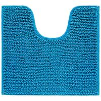 Wc-vorleger Mit Ausschnitt Anke Petrol 45x50 Cm Waschbar - Petrol, MODERN, Textil (45/50cm) - Luca Bessoni