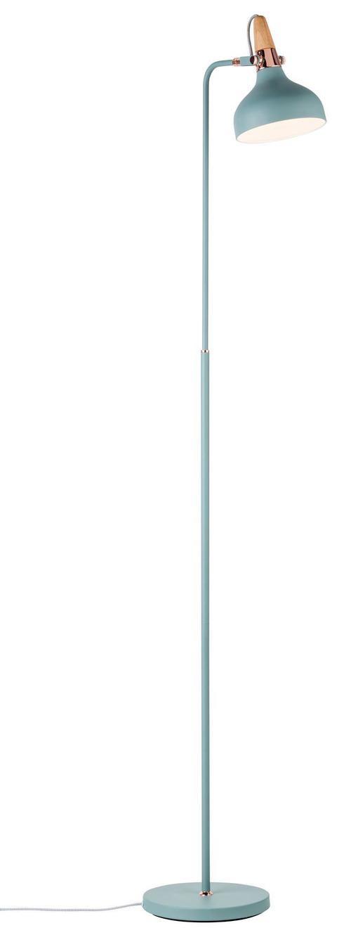 Stehlampe Juna dimmbar Kupferfarben/Mintgrün