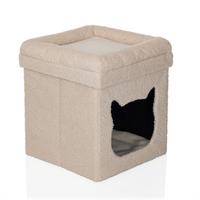 TIERHAUS Pawy Beige B: 40cm - Beige, MODERN, Textil (40/44/40cm) - MID.YOU