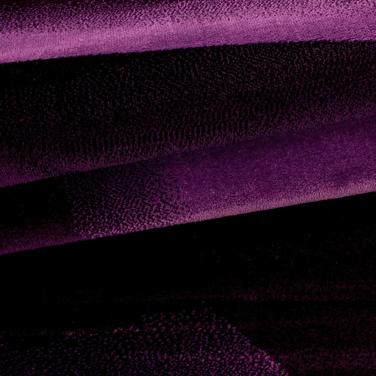Flachwebteppich Miami - Lila, Design, Textil (140/200cm) - Novel