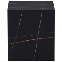 Beistelltisch Cuboid 225 Schwarz B: 40 Cm - Schwarz, Design, Holzwerkstoff (40/40/45,5cm) - Kayoom