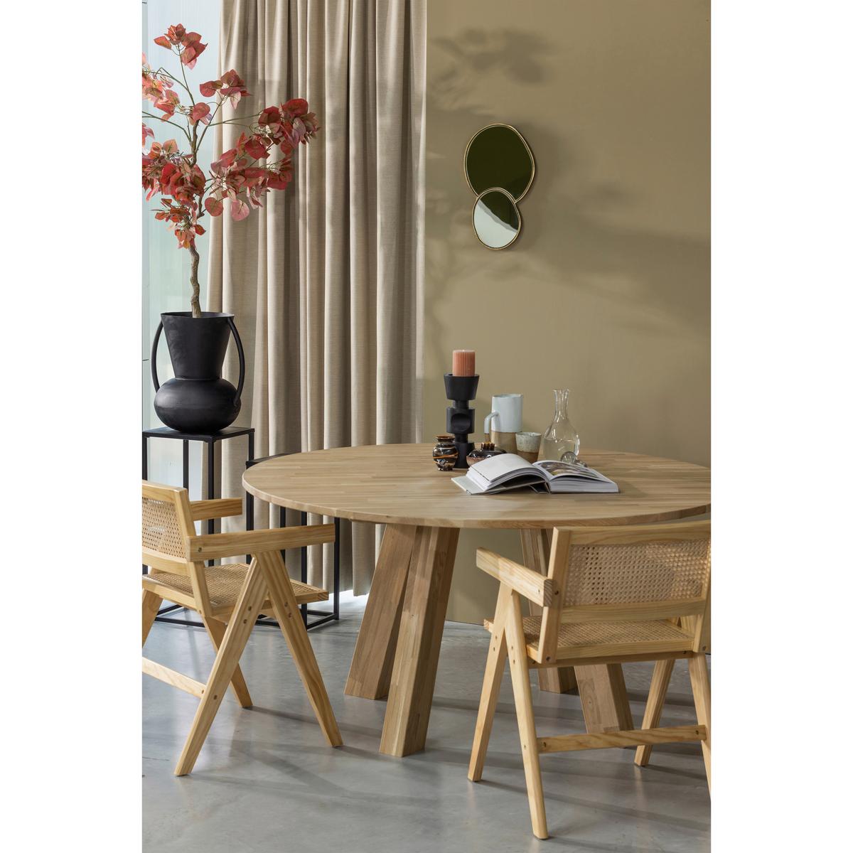 ESSTISCH Rhonda Naturfarben L: 150cm - Naturfarben, MODERN, Holz (150/150/75cm) - Livetastic