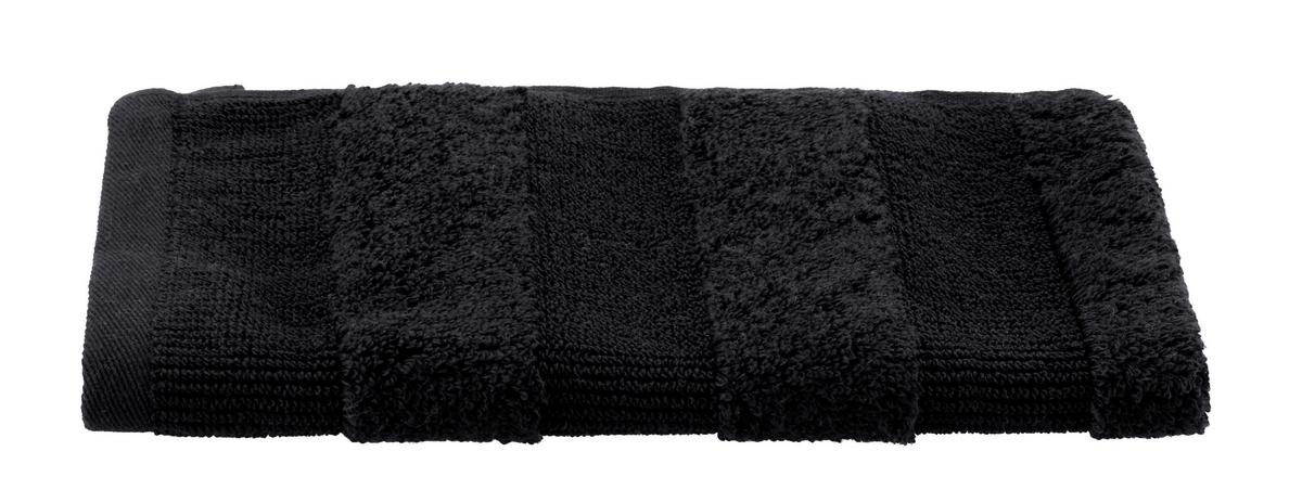 RUČNÍK PRO HOSTY Chris, 30/50cm, černá - černá, textil (30/50cm) - Premium Living