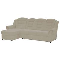 Ecksofa Boston Creme Chenille - Creme/Schwarz, KONVENTIONELL, Textil (165/262cm) - Livetastic