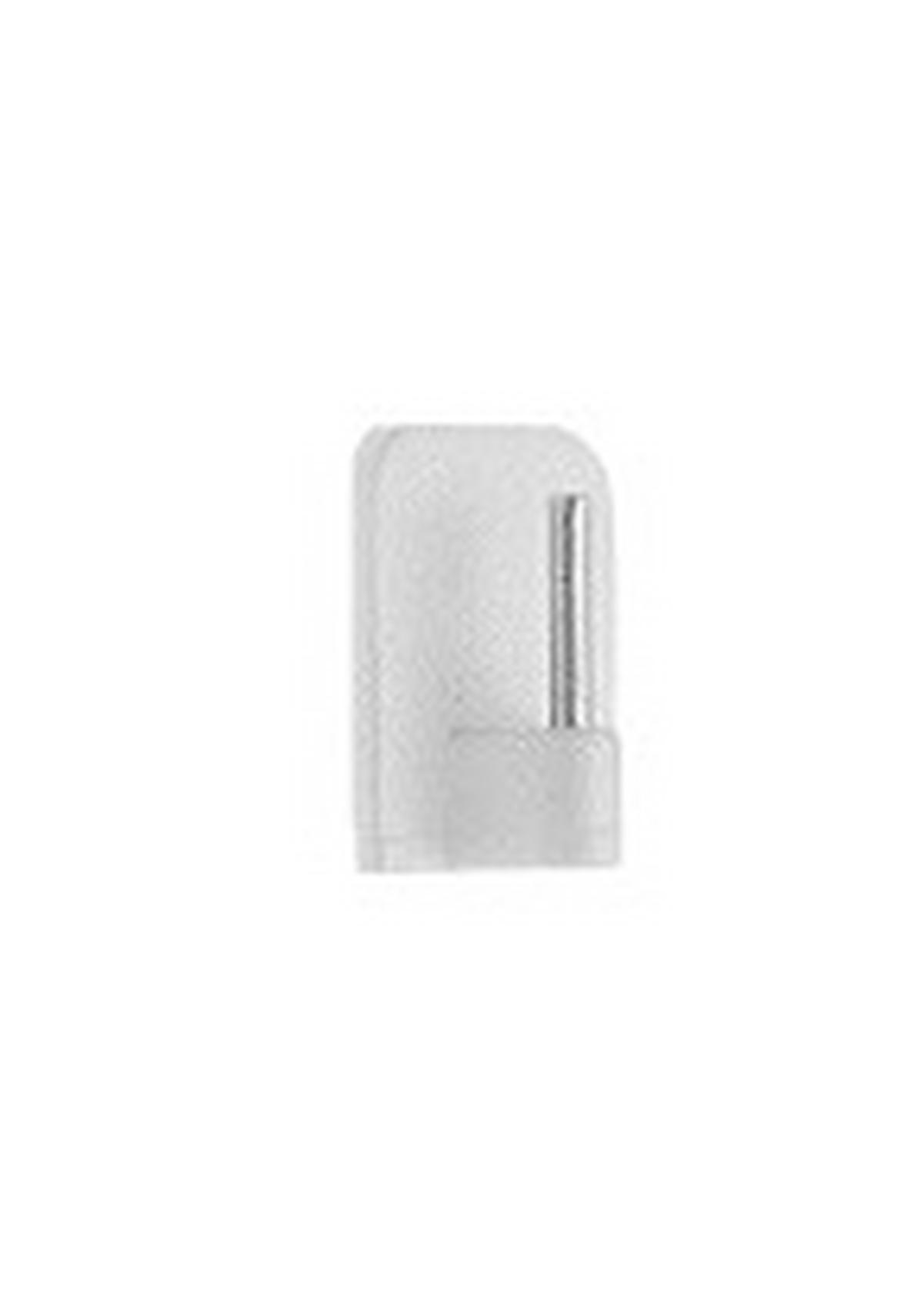 Wandhaken 4er- Set Selbstklebend Weiß - Weiß, KONVENTIONELL, Kunststoff/Metall - Ondega