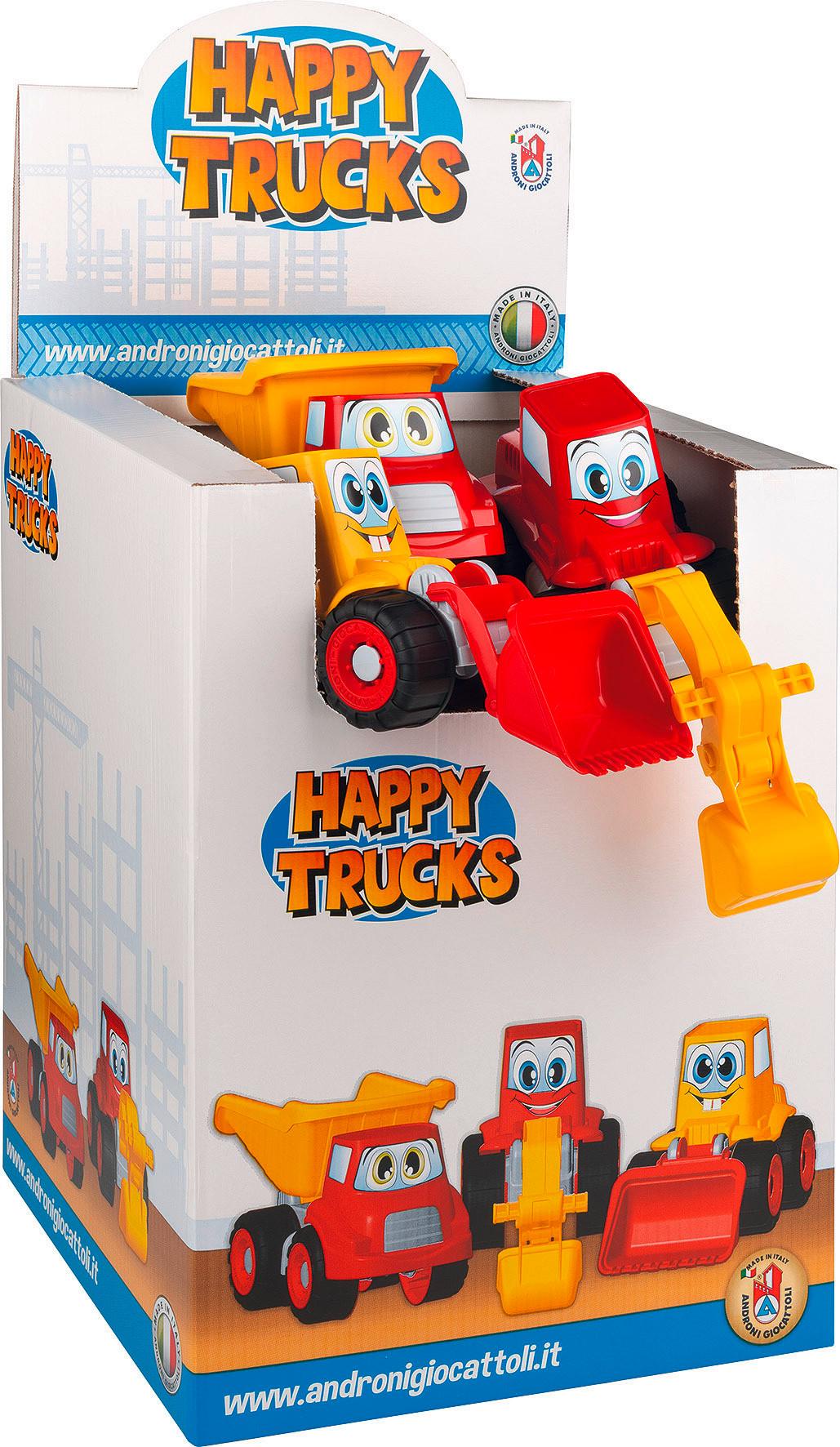 Spielfahrzeug Happy Trucks - Gelb/Rot, Basics, Kunststoff (28/15/12cm)