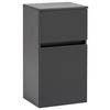 Unterschrank Kopenhagen B: 40 Cm Graphitfarben - Silberfarben/Graphitfarben, KONVENTIONELL, Holzwerkstoff (40/79/35cm) - Held