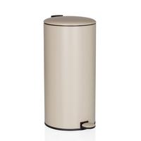 ABFALLEIMER Clean Step Beige B: 33,5cm - Beige/Schwarz, MODERN, Kunststoff/Metall (33,5/60,5/29cm) - MID.YOU