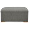 Hocker Vouge Grau BxHxT: 101x44x92 cm - Buchefarben/Grau, KONVENTIONELL, Textil (101/44/92cm) - Livetastic