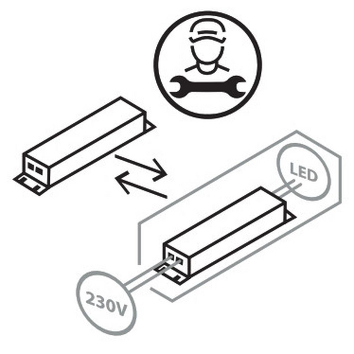 LED-Hängeleuchte Nika Alufarben B: 7 cm - Alufarben, Trend, Metall (100/7/160cm) - Paul Neuhaus