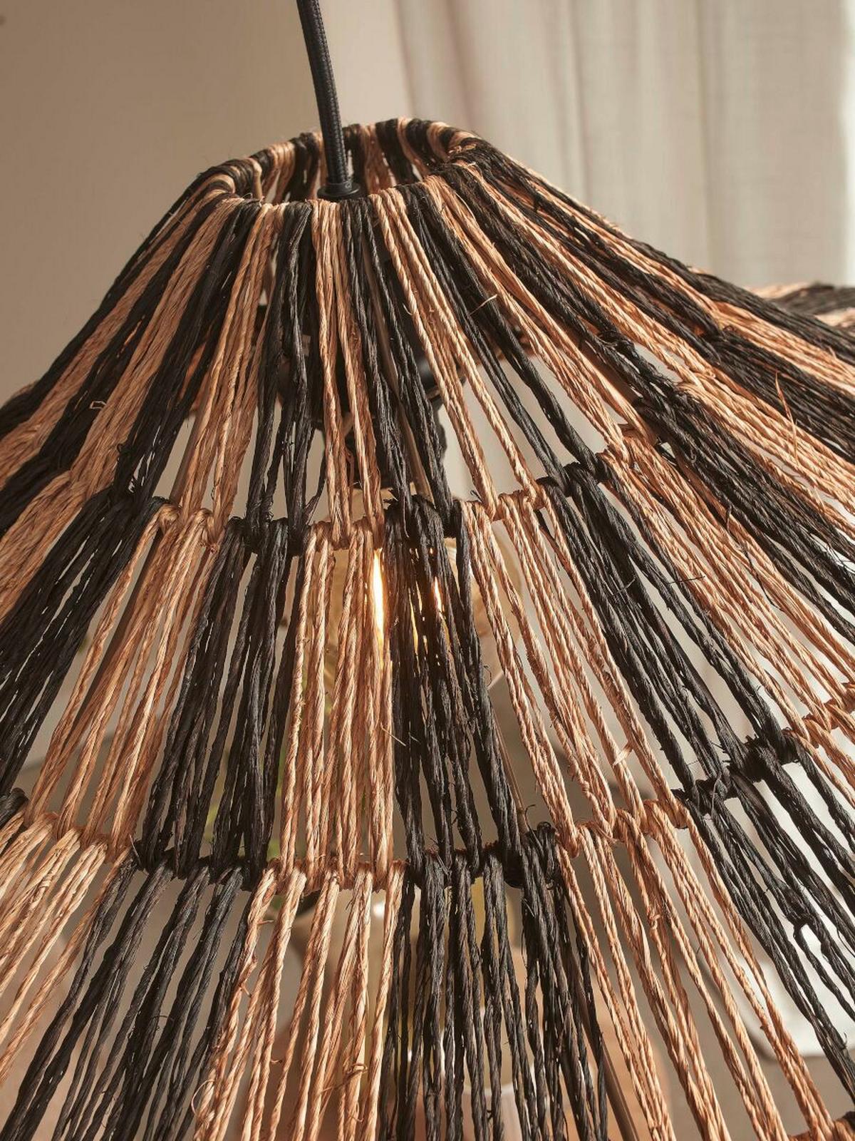 Hängeleuchte Cuzco - Schwarz, Basics, Textil (65/20cm) - Good & Mojo