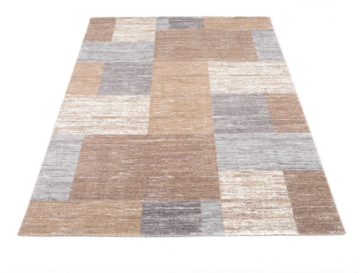Webteppich Grande Braun/Beige 200x290 cm - Beige/Braun, KONVENTIONELL, Textil (200/290cm) - Novel