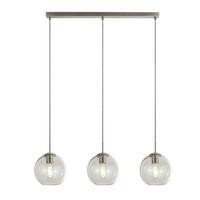 Hängeleuchte 1033-3cl - Chromfarben, Basics, Glas/Metall (81/15/147cm)