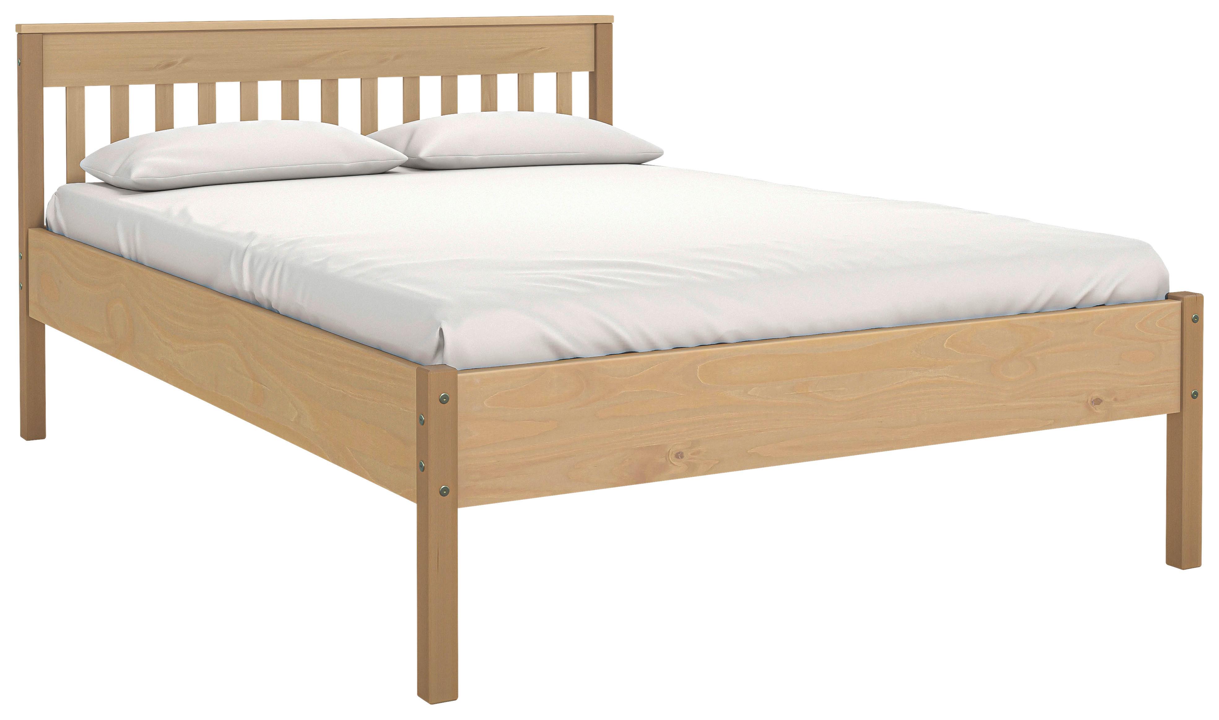 Bett Luna - Eichefarben/Naturfarben, MODERN, Holz (140/200cm) - MID.YOU