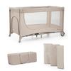 Reisebatt Joy 2-In-1 Beige, Lf: 60x120cm - Beige, Basics (60/120cm) - Kinderkraft