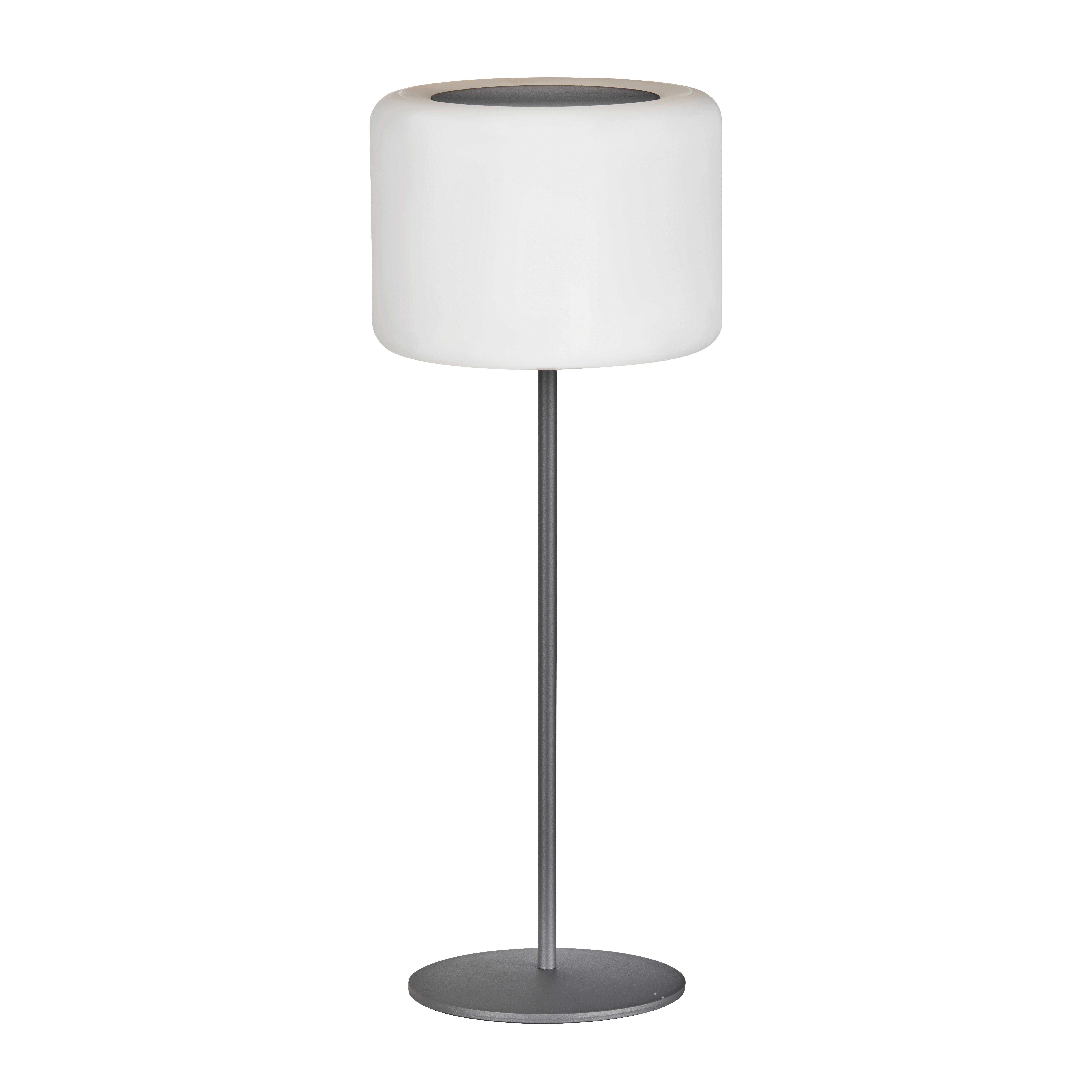 Akku-Tischleuchte 850302 - Schwarz/Weiß, KONVENTIONELL, Kunststoff/Metall (15/39,5cm) - Schöner Wohnen