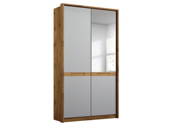 Drehtürenschrank Rangun B: 91 cm Grau - Eichefarben/Grau, Basics, Holz/Holzwerkstoff (91/197/54cm) Drehtürenschrank Rangun B: 91 cm Grau - Eichefarben/Grau, Basics, Holz/Holzwerkstoff (91/197/54cm)