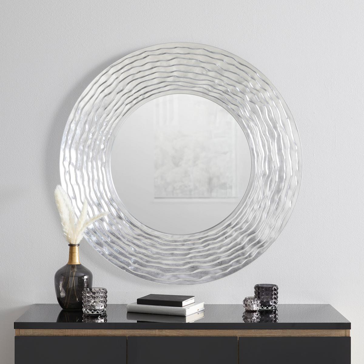 Zrkadlo GLORIA 100 - strieborná, Modern, kompozitné drevo/plast (100/4cm) - Mömax