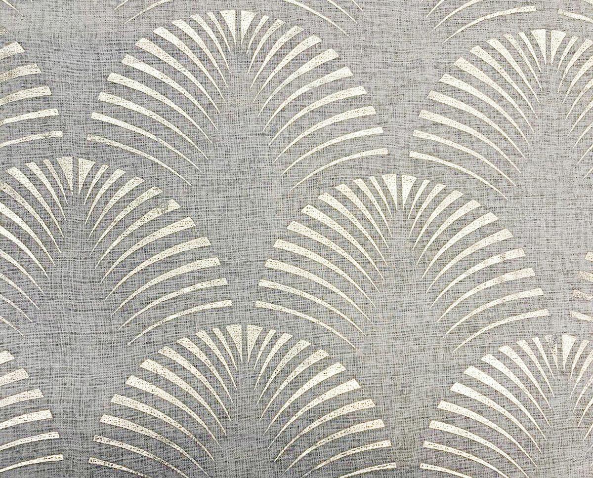 Ösenvorhang Sunrise Silber - Silberfarben, Basics, Textil (140/245cm) - Schmidt W. Gmbh