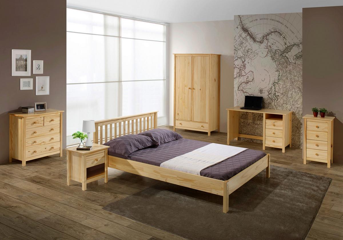 Nachtkästchen Naturfarben B: 46 cm - Naturfarben, Natur, Holz (46/50/37cm) - Livetastic