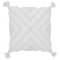 Dekoračný vankúš Nouria, 50/50cm - biela, Lifestyle, textil (50/50cm) - Premium Living