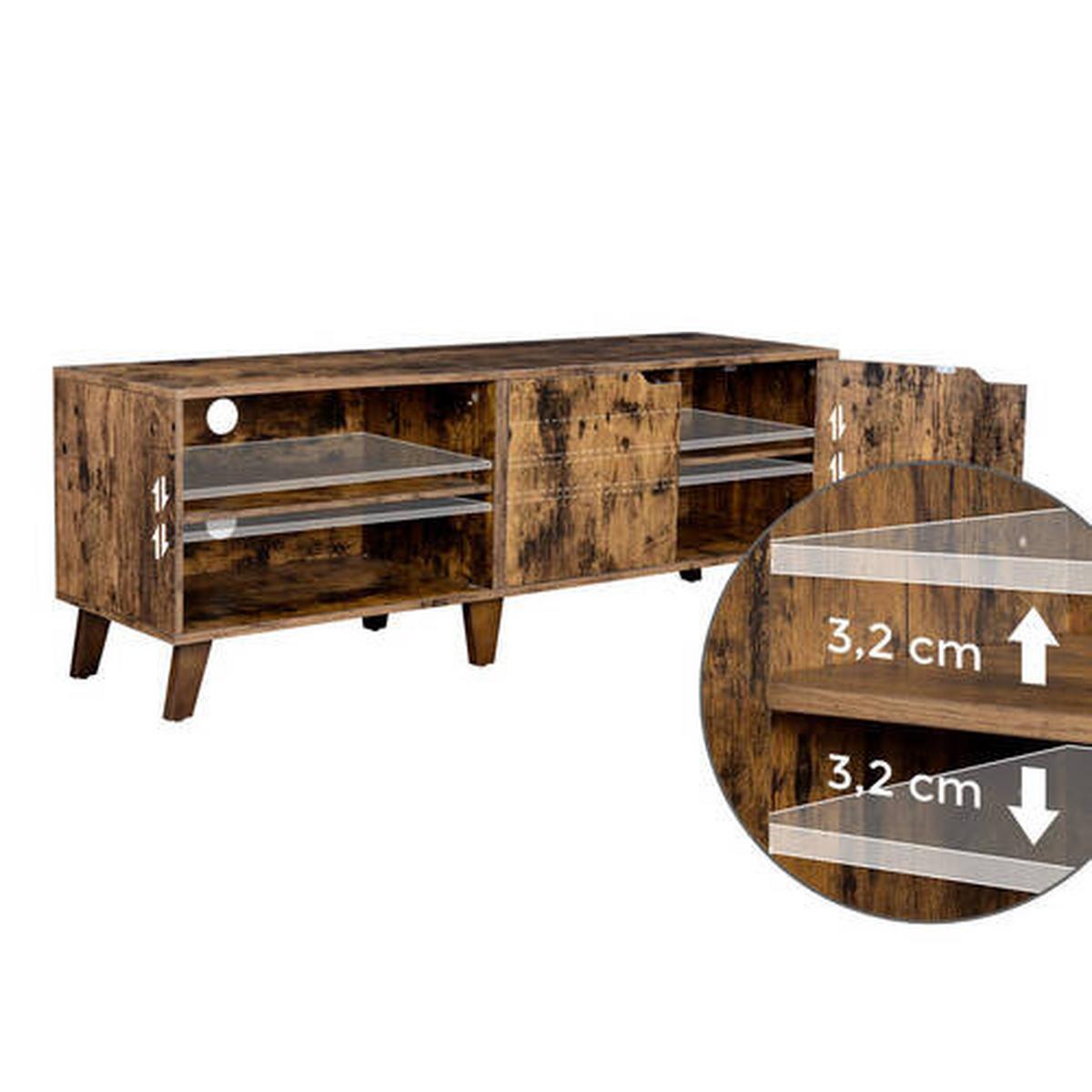 Lowboard Lowboard B: 140 Cm Braun - Braun, Trend, Holzwerkstoff (140/45/40cm) - Boxxx