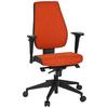 Drehstuhl Pro-Tec 500 Rot - Dunkelgrau/Rot, MODERN, Kunststoff/Textil (56/123/47cm) - MID.YOU