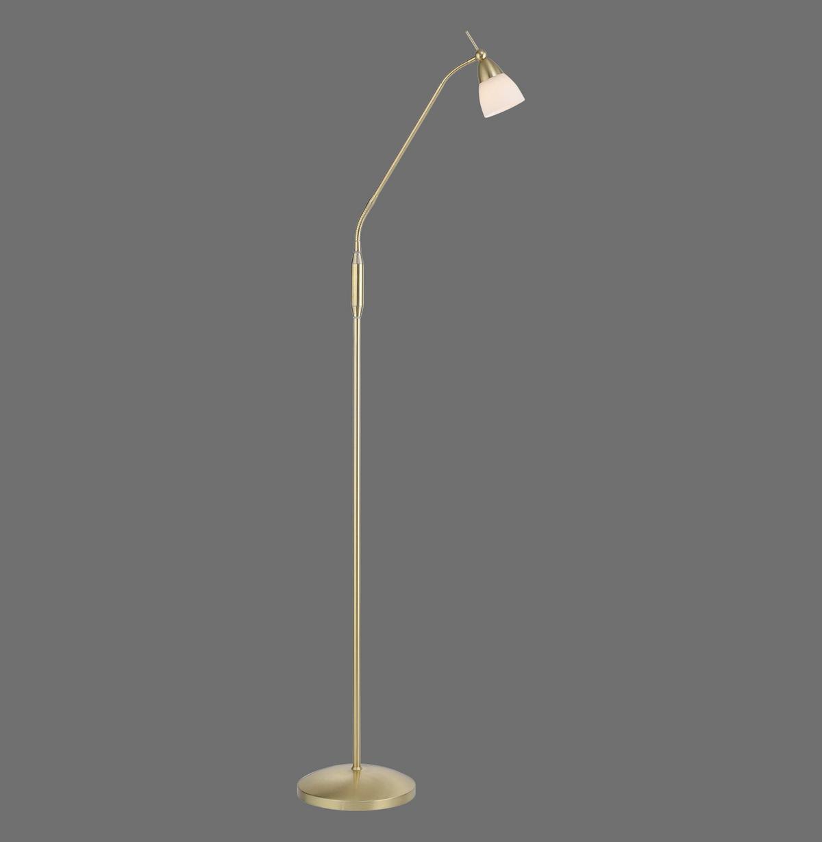 LED-Stehleuchte 400-60 Pino - Messingfarben, Basics, Glas/Metall (74/74/163cm) - Paul Neuhaus
