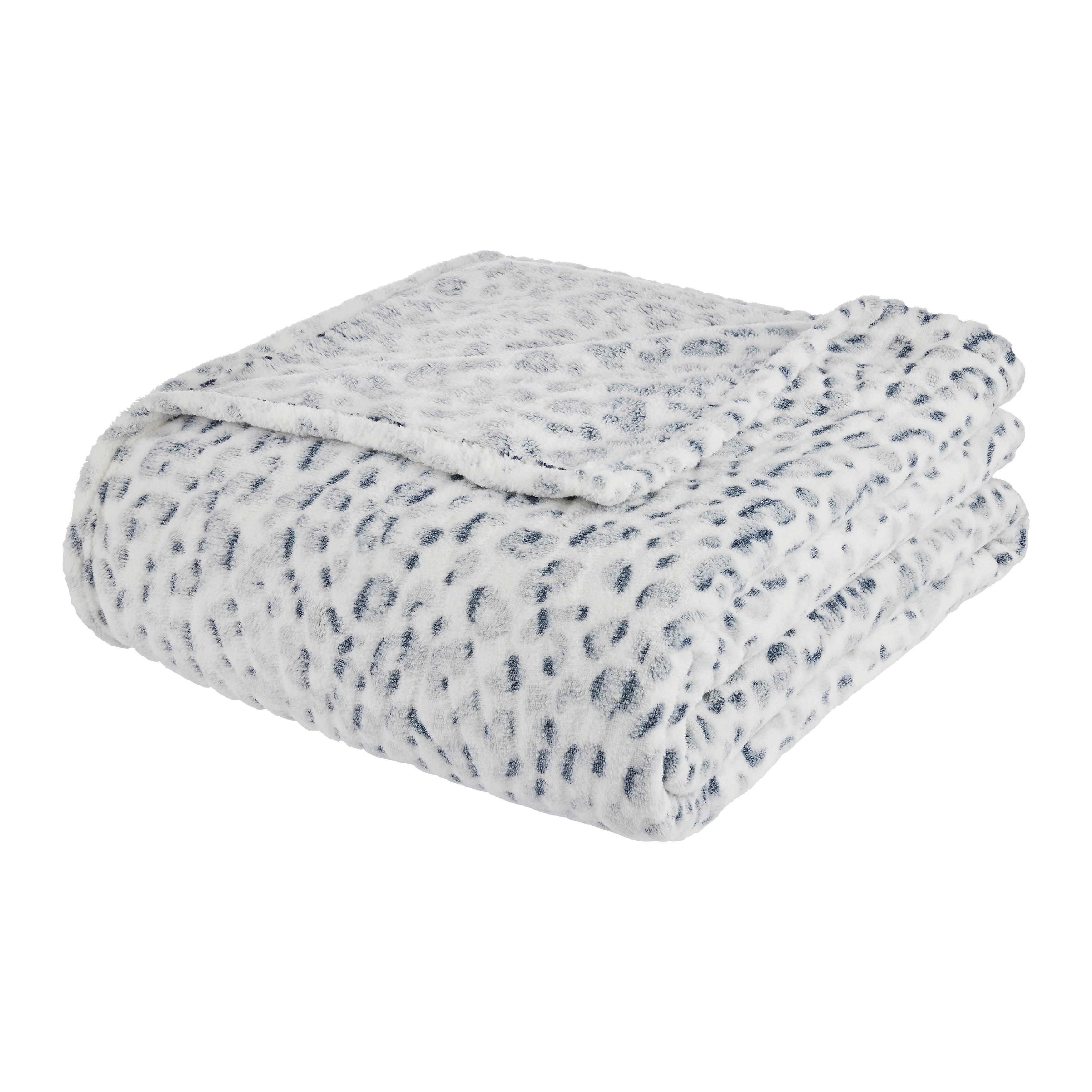 MÄKKÁ DEKA LEO - sivá/biela, Konventionell, textil (150/170cm)