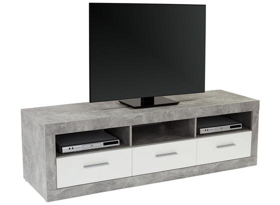 Tv Diel Malta - sivá/biela, Moderný, kompozitné drevo (185/50/42cm) Tv Diel Malta - sivá/biela, Moderný, kompozitné drevo (185/50/42cm)