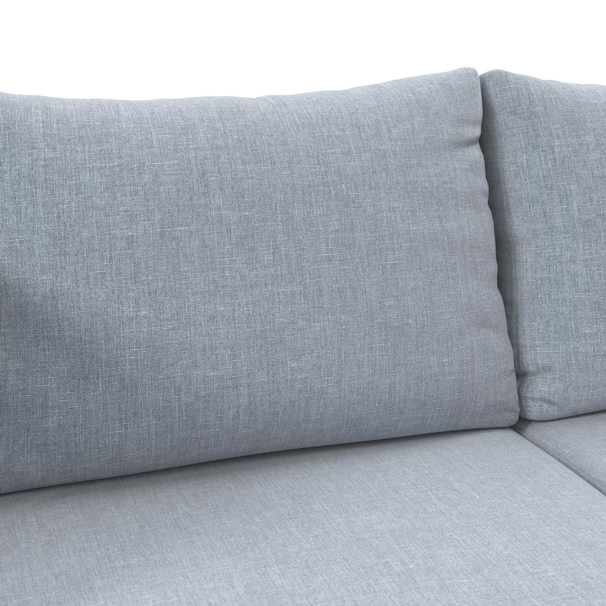 Loungegarnitur Daytona - Alufarben/Naturfarben, MODERN, Holz/Kunststoff - Beldano