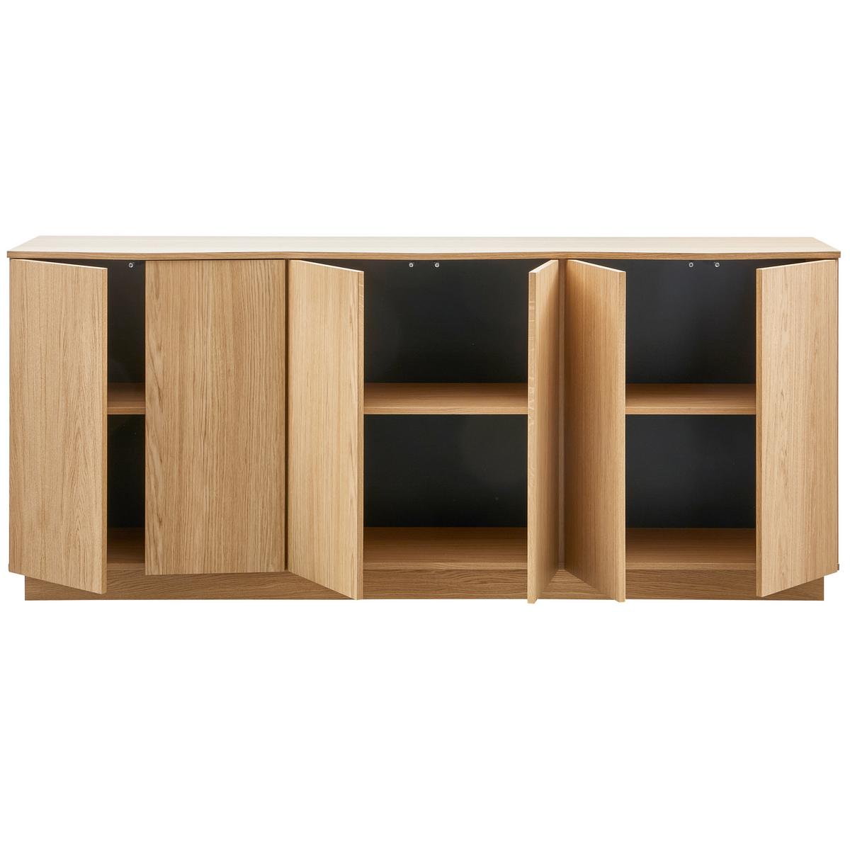 KOMMODE Zuma Eichefarben B: 200cm - Eichefarben, Design, Holz (200/85/45cm) - Livetastic