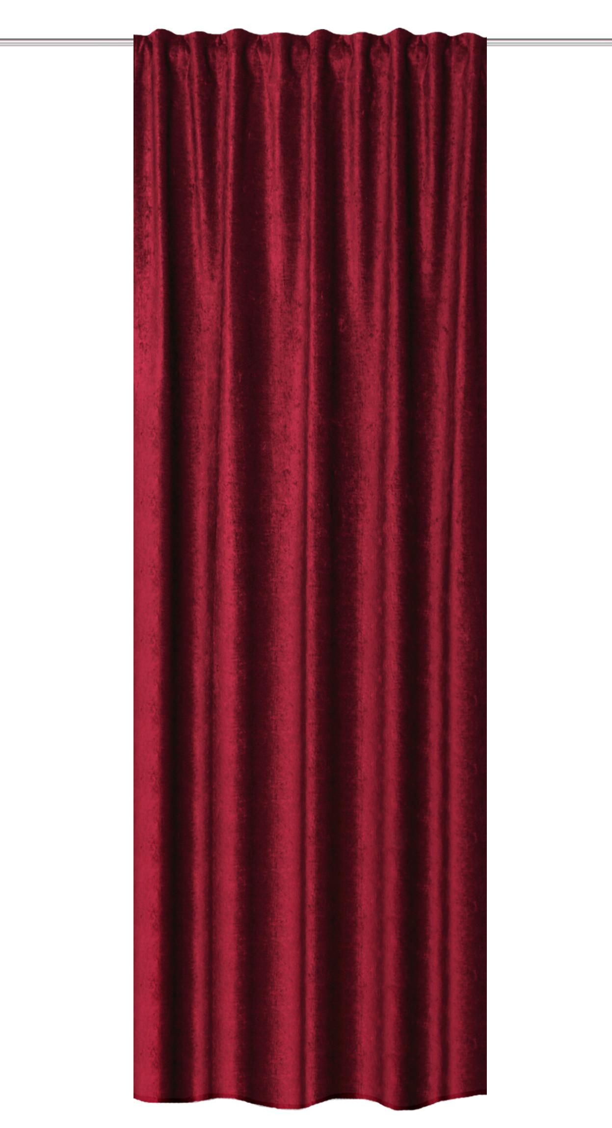 Fertigvorhang Thermo - Bordeaux, Basics, Textil (135/245cm)