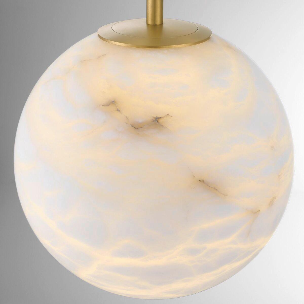 Led Függeszték Qn-Kepler-1p-M-Bg - aranyszínű, Konventionell, üveg/fém (30,4/58cm) - Elstead Lighting