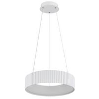 ZÁVĚSNÉ LED SVÍTIDLO KEMP - bílá/průhledné, Basics, kov/plast (46/12cm) - Globo
