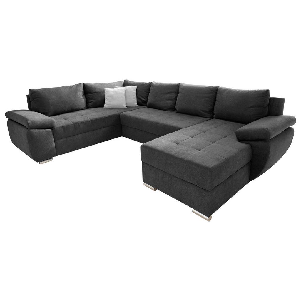 Wohnlandschaft Terana Mit Schlaffunktion, Anthrazit